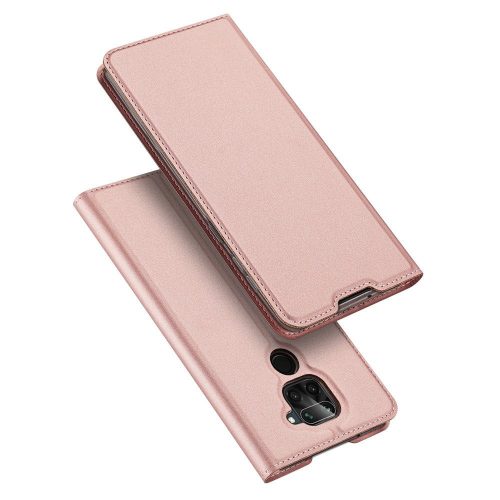 Dux Ducis Skin Pro Xiaomi Redmi Note 9/Redmi 10X 4G oldalra nyíló tok, rózsaszín