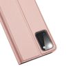 Dux Ducis Skin Pro Samsung Galaxy A41 oldalra nyíló tok, rózsaszín