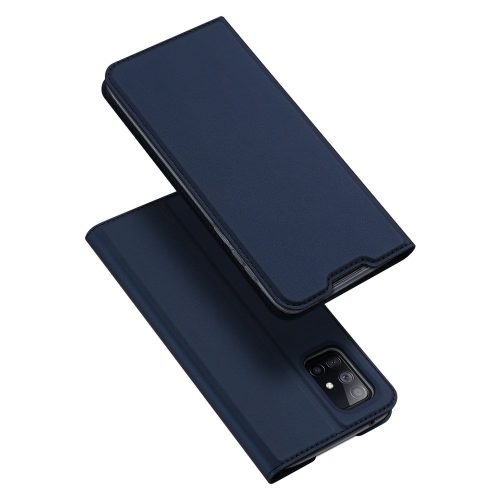 Dux Ducis Skin Pro Samsung Galaxy A71 5G oldalra nyíló tok, kék