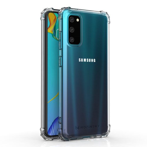 Wozinsky Anti-Shock Samsung Galaxy S20 ütésálló, szilikon hátlap, tok, átlátszó