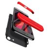 Full body Case 360 iPhone 7/8/SE (2020) hátlap, tok, fekete-piros
