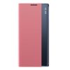 New Sleep Case Samsung Galaxy A70 oldalra nyíló tok, rózsaszín