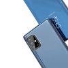 Clear View Case cover Samsung Galaxy A71/A71 5G oldalra nyíló tok, kék