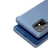 Clear View Case cover Samsung Galaxy A71/A71 5G oldalra nyíló tok, kék