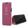 Clear View Case cover Samsung Galaxy A71/A71 5G oldalra nyíló tok, rózsaszín