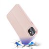 Dux Ducis Skin X iPhone 12 Mini oldalra nyíló tok, rózsaszín