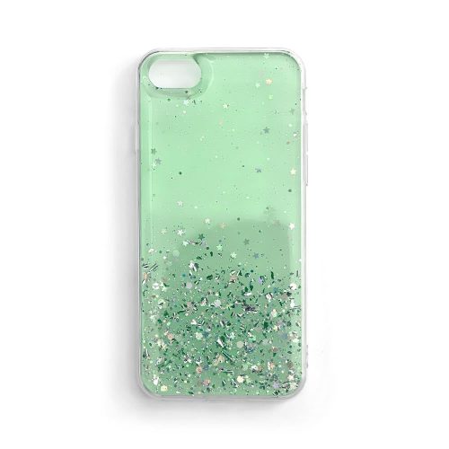 Wozinsky Star Glitter Shining iPhone 12/12 Pro hátlap, tok, zöld