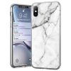 Wozinsky Marble cover Samsung Galaxy A21s márvány mintás hátlap, tok, fehér