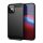 Carbon Case Flexible iPhone 12 Mini hátlap, tok, fekete