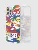 Diesel Clear Case Pride Camo iPhone 12/12 Pro tok, hátlap, színes