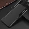 Eco Leather View Case Huawei P40 Lite E/Y7P oldalra nyíló tok, fekete