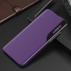 Eco Leather View Case Xiaomi Redmi Note 8 Pro oldalra nyíló tok, lila