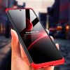 Full Body Case 360 Xiaomi Poco X3 NFC hátlap, tok, fekete-piros