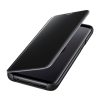 Clear View Case cover Samsung Galaxy S20 FE/S20 FE 5G oldalra nyíló tok, fekete