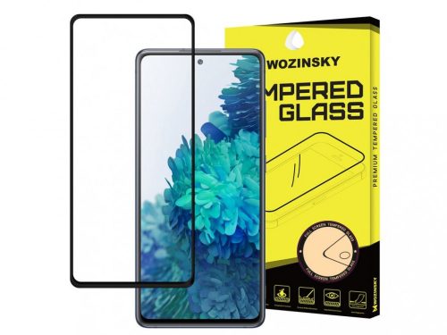 Wozinsky Samsung Galaxy S20 FE/S20 FE 5G Full Glue teljes kijelzős edzett üvegfólia (tempered glass) 9H keménységű, tokbarát, fekete