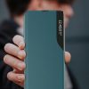 Eco Leather View Case Huawei P Smart (2021)/Y7A oldalra nyíló tok, fekete