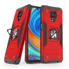 Wozinsky Armor Ring Xiaomi Redmi Note 9S/9 Pro ütésálló hátlap, tok, piros