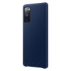 Silicone Case Soft Flexible Rubber Samsung Galaxy S20 FE hátlap, tok, kék