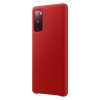 Silicone Case Soft Flexible Rubber Samsung Galaxy S20 FE hátlap, tok, piros