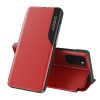 Eco Leather View Case Samsung Galaxy A72 5G/A72 4G oldalra nyíló tok piros