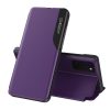 Eco Leather View Case Samsung Galaxy A52 5G/A52 4G oldalra nyíló tok lila