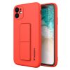 Wozinsky Kickstand Case iPhone 12 Pro szilikon hátlap, tok, piros 