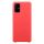 Silicone Flexible Rubber Samsung Galaxy A52 4G/A52 5G/A52s 5G hátlap, tok, piros