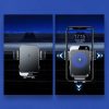 Joyroom JR-ZS219 Three Axis Car Air Vent Charger 15W univerzális autós telefontartó és QI indukciós vezetéknélküli töltő szellőzőrácsra, fekete