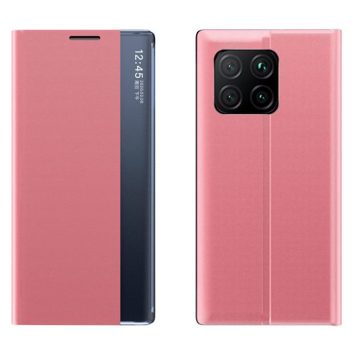 New Sleep Case Xiaomi Mi 11 Lite 4G/Mi 11 Lite 5G oldalra nyíló tok, rózsaszín