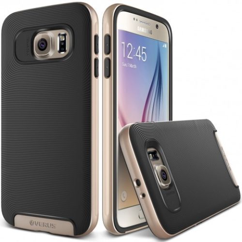 VRS (VERUS) design Samsung Galaxy S6 Crucial Bumper shine gold