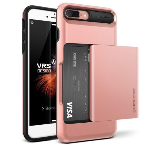 VRS Design (VERUS) iPhone 7 Plus Damda Glide hátlap, tok, rozé arany