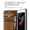 VRS Design (VERUS) iPhone 7 Genuine Croco Diary oldalra nyíló bőr tok, arany