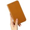 VRS Design (VERUS) iPhone 7 Plus/8 Plus New Genuine Leather Diary oldalra nyíló tok, barna