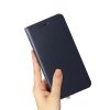 VRS Design (VERUS) iPhone Xs Max Genuine Leather Diary oldalra nyíló tok, sötétkék