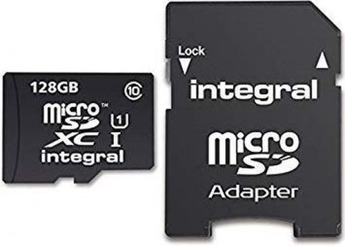 Integral Ultima Pro micro SDXC, 128GB, class 10, UHS-I, 90 MB/s, memóriakártya adapterrel