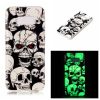 Glowing Case Skull iPhone 7 Plus/8 Plus szilikon hátlap, tok, mintás