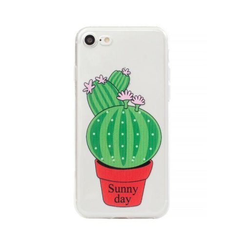 Collection Case Cactus iPhone 7 Plus/8 Plus szilikon hátlap, tok, mintás