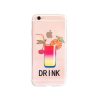 Collection Case Drink iPhone 7 Plus/8 Plus szilikon hátlap, tok, mintás