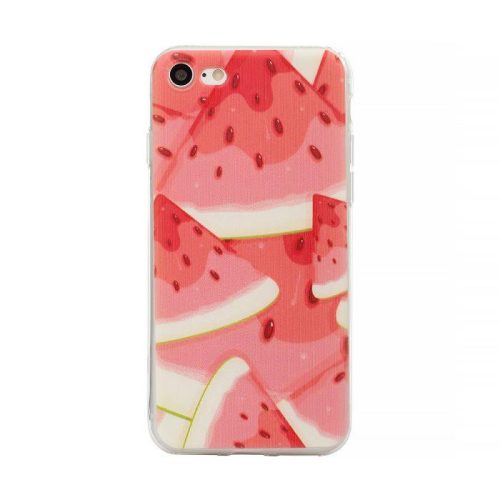 Collection Case Watermelon iPhone 7 Plus/8 Plus szilikon hátlap, tok, mintás