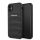 AMG iPhone 11 Leather Debossed Lines eredeti bőr (AMHCN61GSEBK) hátlap, tok, fekete