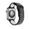 Apple Watch szilikon 40mm lélegző sport szíj, fekete-fehér