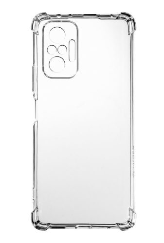 Tactical Anti-Shock Xiaomi Redmi Note 10 Pro ütésálló, szilikon hátlap, tok, átlátszó