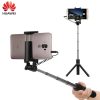 Huawei AF14 mini vezetékes Selfie Stick, háromlábú kitámasztó funkcióval, szelfi bot, fekete
