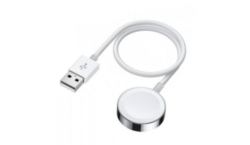 Joyroom S-IW001S Ben Series USB Apple Watch 3/4/5/6/SE Qi vezeték nélküli töltő 0.3m, fehér