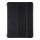 Tactical Book Tri Fold Samsung Galaxy Tab S7 FE 5G 12.4" T730/T736 oldalra nyíló smart tok, fekete