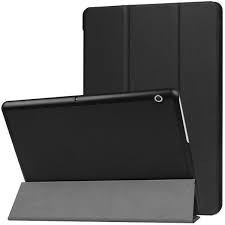 Tactical Book Tri Fold Samsung Galaxy Tab S4 10.5" oldalra nyíló smart tok, fekete