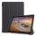 Tactical Book Tri Fold Samsung Galaxy Tab A 10.5" oldalra nyíló smart tok, fekete