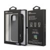 BMW iPhone 11 Pro Vertical Sripe Silicone (BMHCN58SITLBK) hátlap, tok, fekete