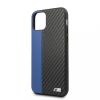 BMW iPhone 11 Pro Max M Collection Bi-Material Carbon Hard (BMHCN65MCARBL) hátlap, tok, kék-fekete