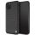 BMW iPhone 11 Pro Max Signature Perforated eredeti bőr (BMHCN65PEBOBK) hátlap, tok, fekete